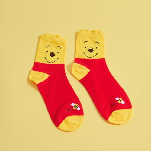 جوارب ديزني 5 قطع انيقة متعددة الألوان