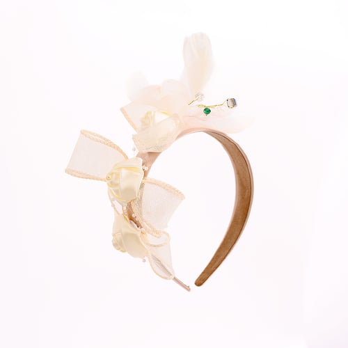 طوق شعر استايل انجليزي بالورود من البارو