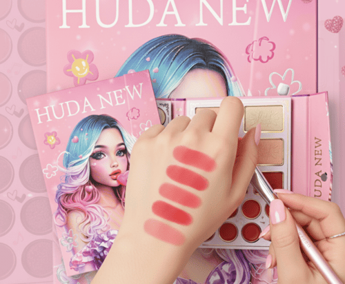 HUDA NEW COSMETICS - باليت مكياج متكامل 4 في 1 :24...
