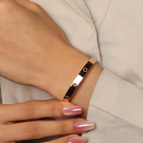 اسورة ستانلس ستيل قياس 52 عريضة بدون فصوص