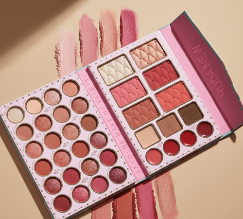 HUDA NEW COSMETICS- باليت مكياج متكامل 7 في 1: 24ظ...