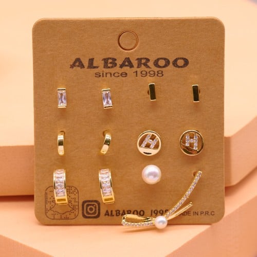 حلقان مجموعة H كريستال