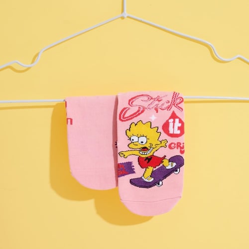 جوارب قطن نسائي على رسمات