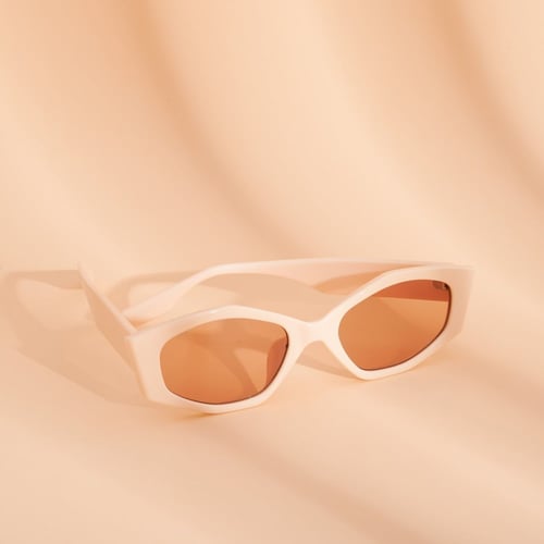 نظارة شمسية نسائية بنمط سداسي انيق