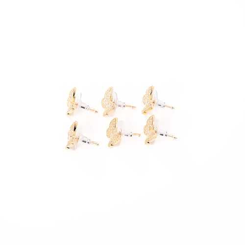 حلقان مجموعه فراشه زركون من البارو