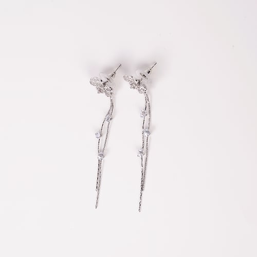 حلق ورده زركون مشرشر من البارو