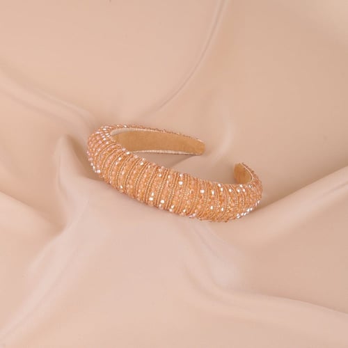 طوق شعر مزين بقطع الخرز الفاخر