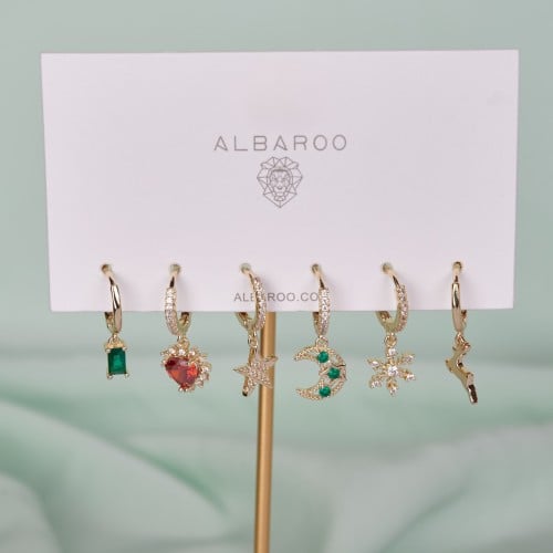 حلقان مجموعة 3قطع