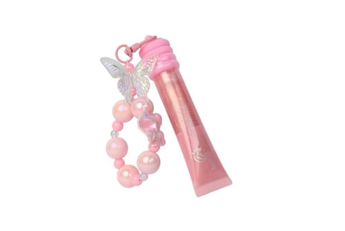 ملمع الشفاه مع تعليقه شنطه فراشه