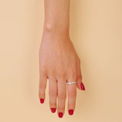 خاتم ناعم زركون