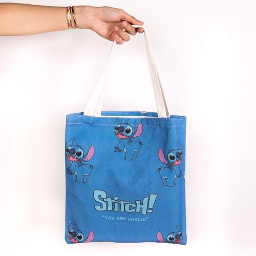 حقيبه تسوق قماشيه ستتش قابلة للطي