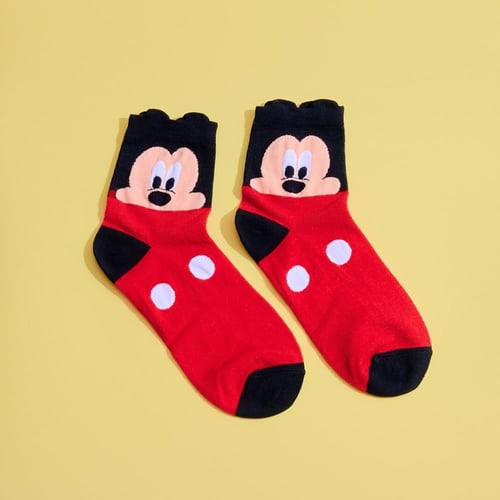 جوارب ديزني 5 قطع انيقة متعددة الألوان
