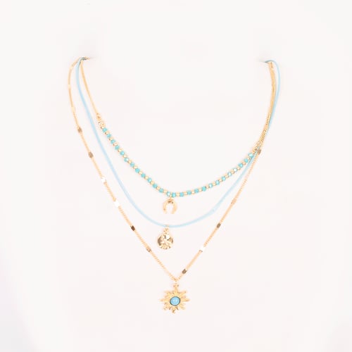 عقد ادوار مع خرز و تعليقات مختلفه من البارو