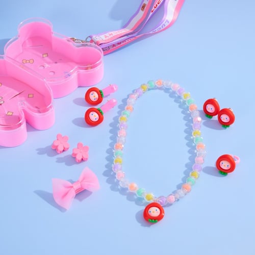 بوكس اطفال من البارو بنمط دبدوب يحتوي على اكسسوار...