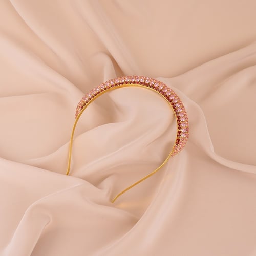 طوق شعر كريستال للحفلات