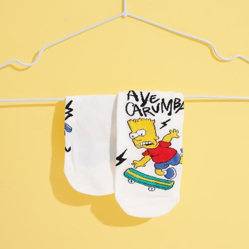 جوارب قطن نسائي على رسمات