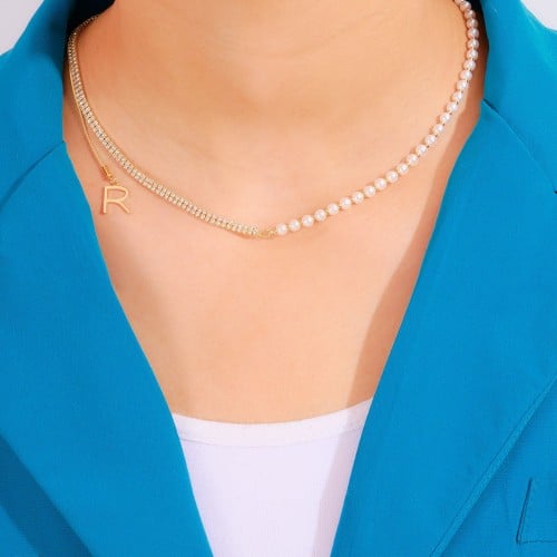 تشوكر كريستال مع لؤل فري سايز