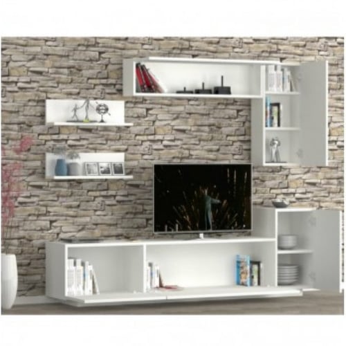 طاولة تلفزيون لون ابيض -موديلvenus