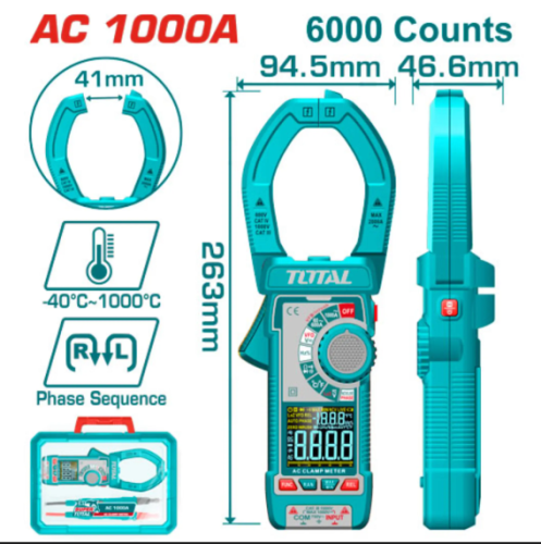 Kamp Meter Digital 1000 Ampere Model TMT7610001 fr...