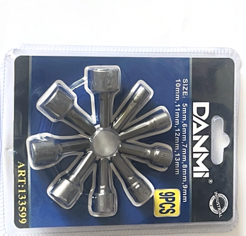 Chinco drill set 9 pieces DANMI model 133599
