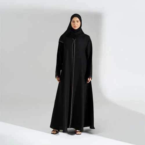 عباية لف بقماش كريب ايطالي