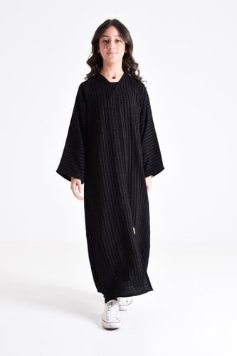 عباية بناتي مقلمة