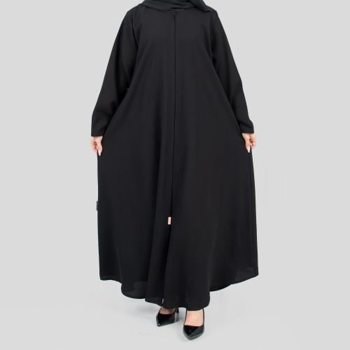 عباية كلوش سادة من الكريب
