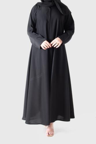 عباية ناعمة من الحرير مطرزة