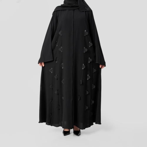 عباية من قماش الكريب الفاخر