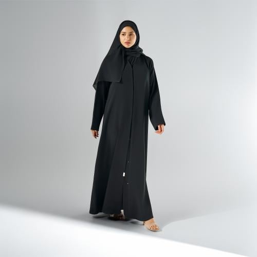 عباية أنيقة من قماش الكريب الفاخر