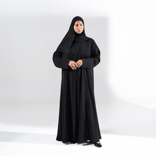 عباية كلوش ناعمة من الحرير