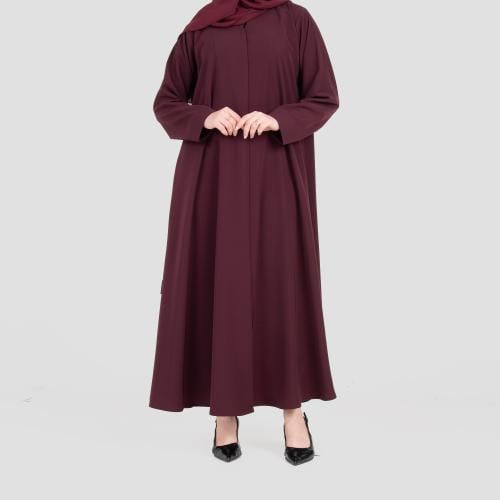 عباية لف كلوش من الكريب