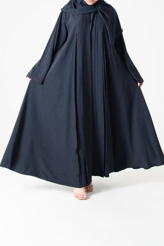 عباية ناعمة من الحرير دبل كلوش