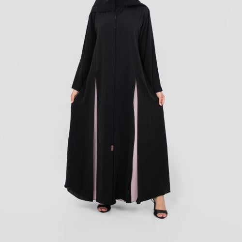 عباية لف انيقة دبل فيس ناعمة من الحرير