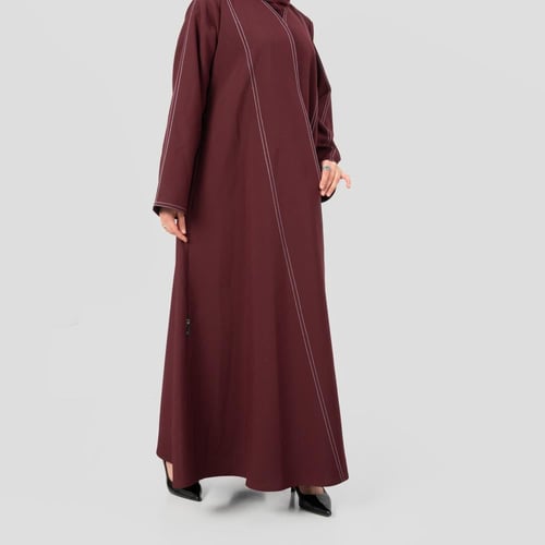 عباية ملونة من الكريب