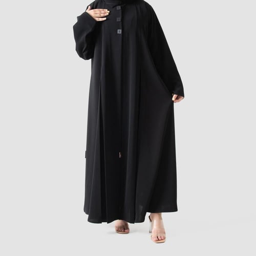 عباية من قماش الكريب (الملكي)