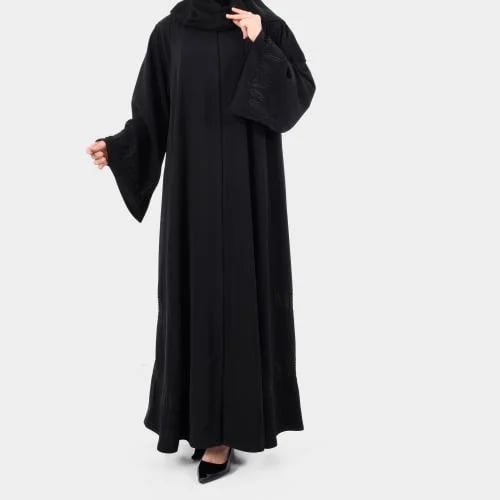 عباية كلوش ناعمة من الحرير