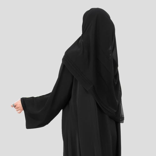 عباية كلوش ناعمة من الحرير