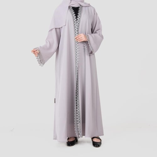 عباية لف ملونة ناعمة