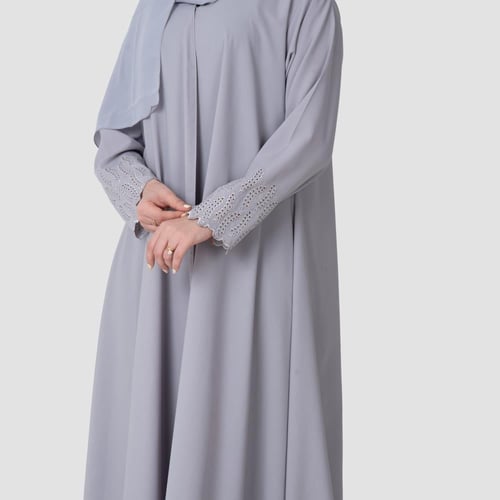 عباية ملونة ناعمة من الحرير