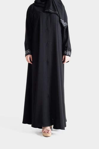 عباية من الحرير بلاك دايموند