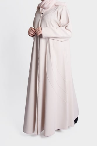 عباية لف ملونة من الكريب