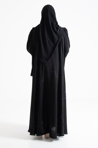 عباية دبل كلوش ناعمة من الحرير