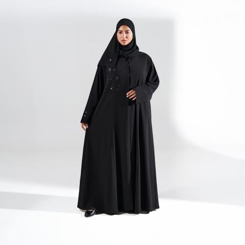 عباية نص كلوش من الكريب كوبا