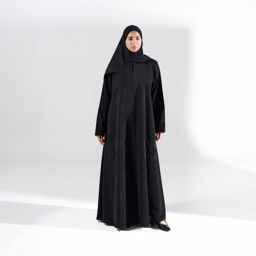 عباية كلوش ناعمة من الحرير