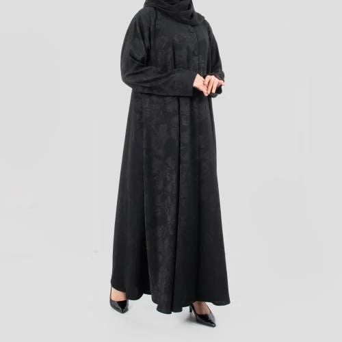 عباية كلوش بقماش مشجر