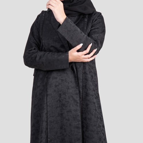 عباية لف بقماش مشجر