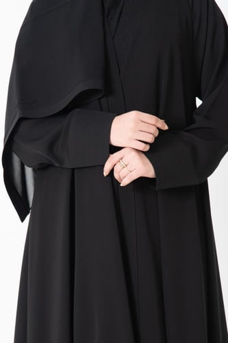 عباية لف دبل كلوش ناعمة من لحرير