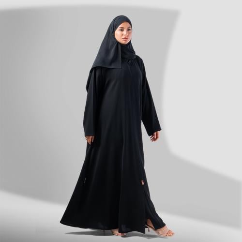 عباية كلوش سادة من الكريب