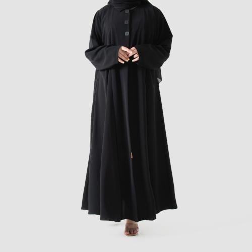 عباية من قماش الكريب (الملكي)